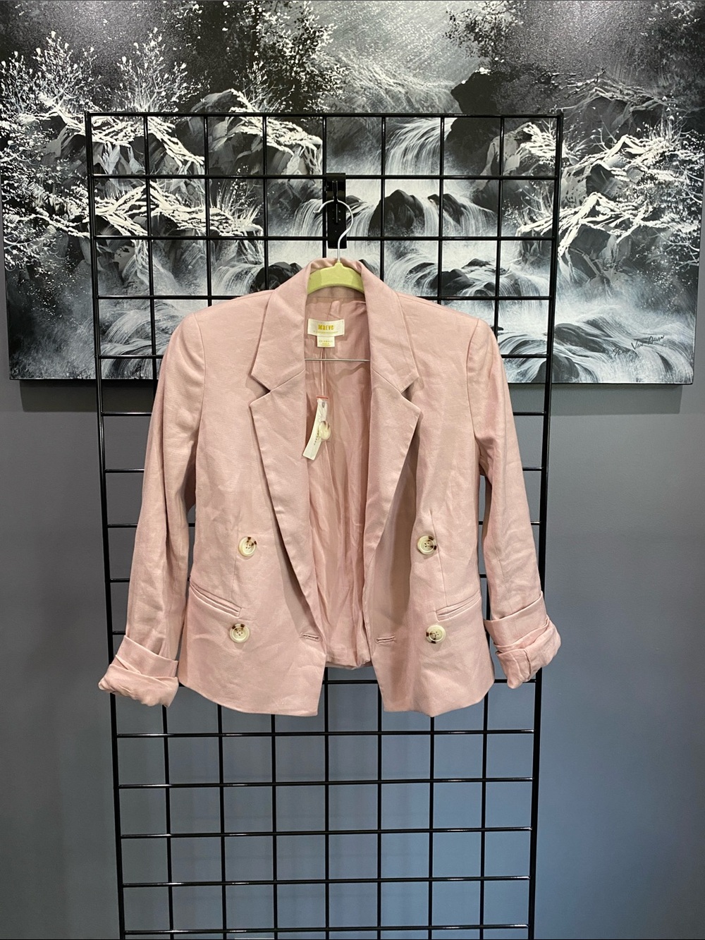 Anthropologie Linen blazer - Picture 5 of 8